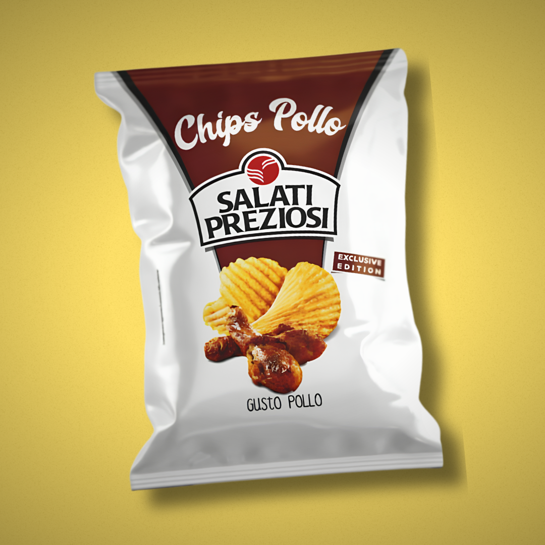 Salati Preziosi Patatine Gusto Pollo 120gr.
