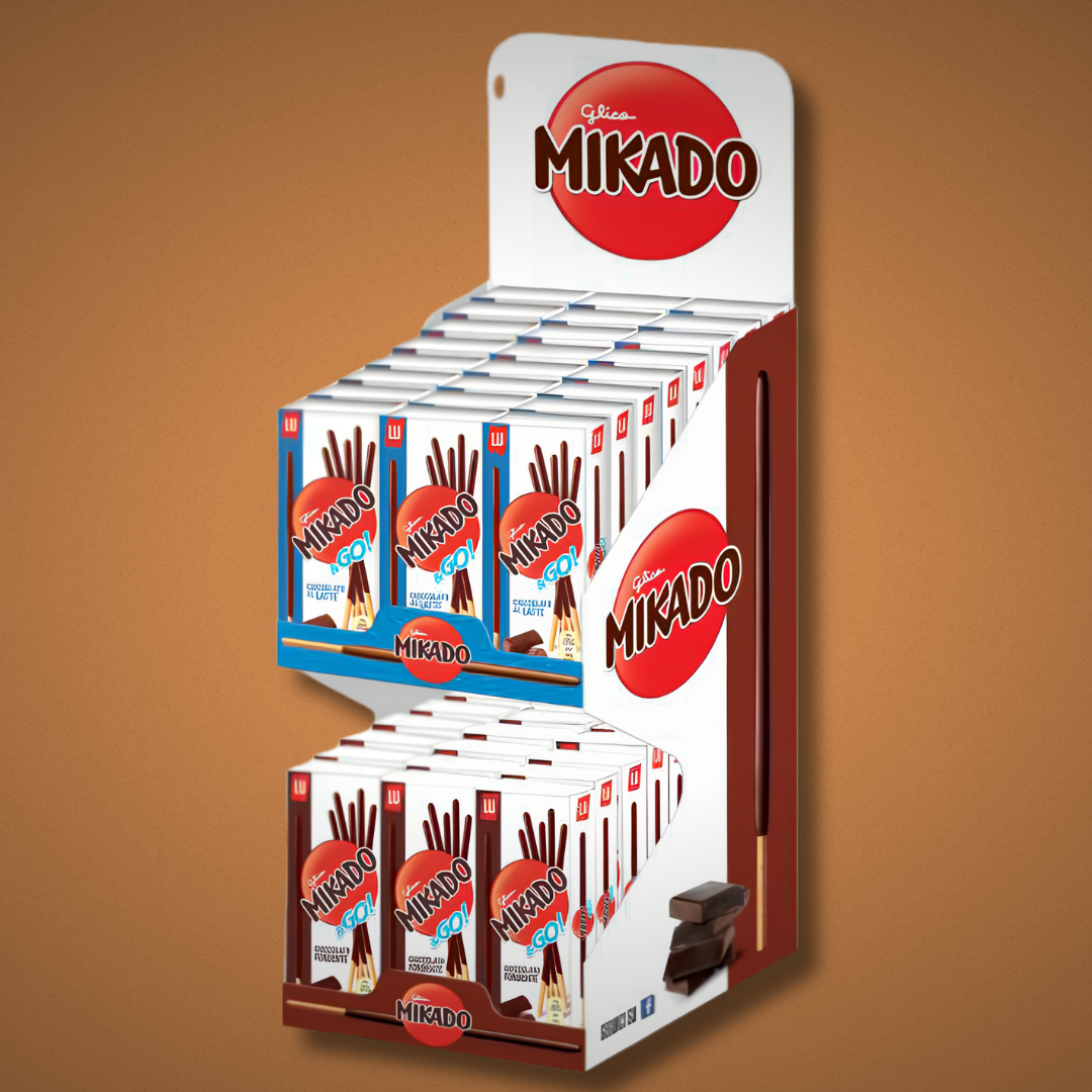 Display Mikado stick - Latte + Fondente 48pz.