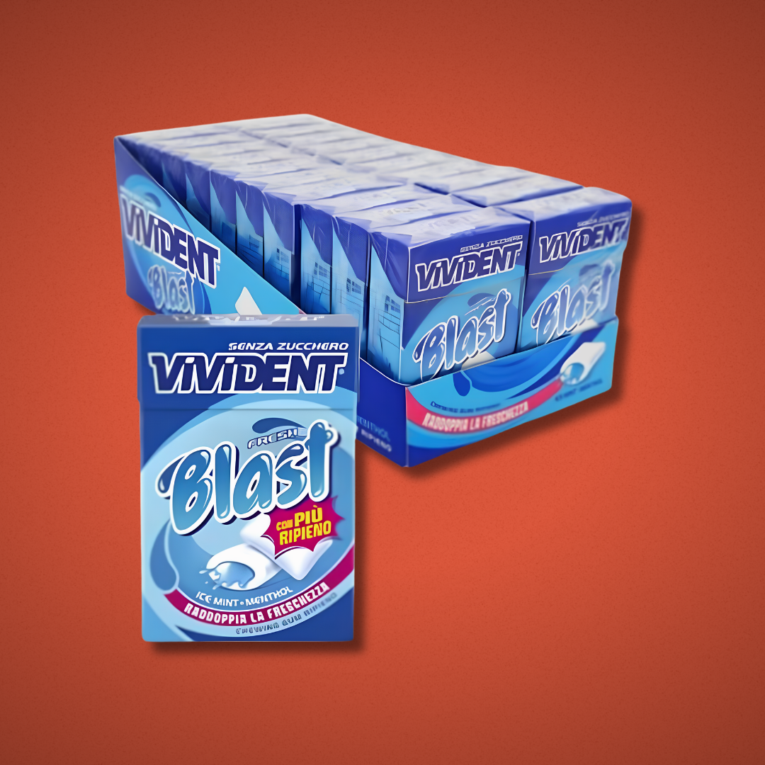 Vivident - Blast Blue Astuccio x 20 pz.