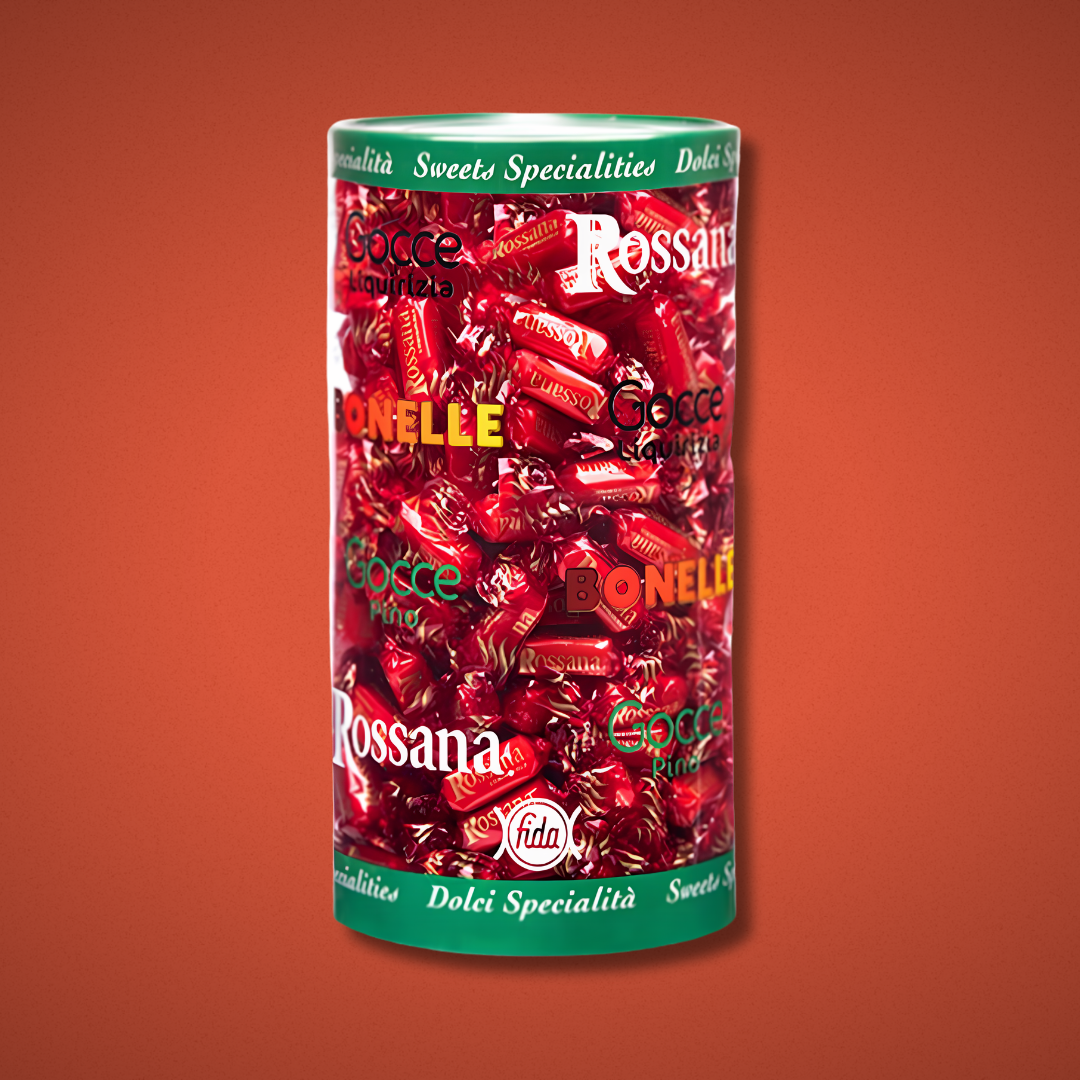 Barattolo Rossana 1,6 kg x 258 pz.