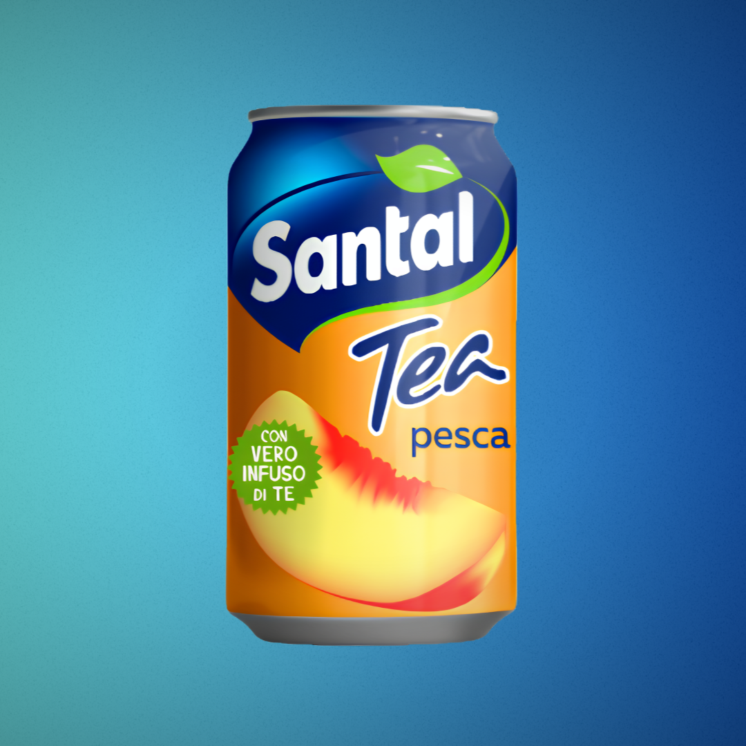 Santal Tea Lattina - Pesca e Limone 33cl - 24pz.