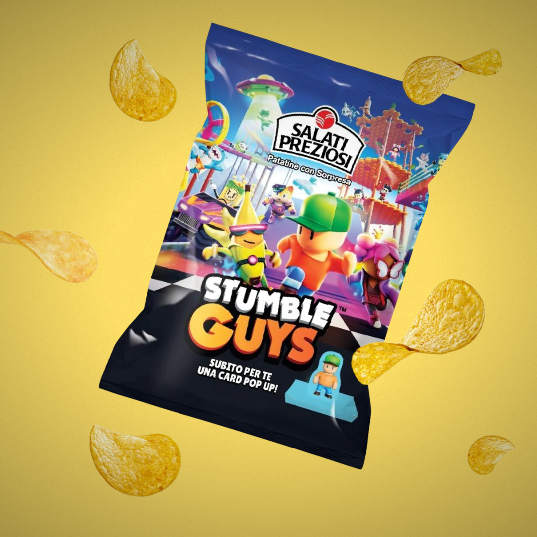 Salati e Preziosi Patatine e Snack Con Sorpresa 25 gr. x 24 pz.