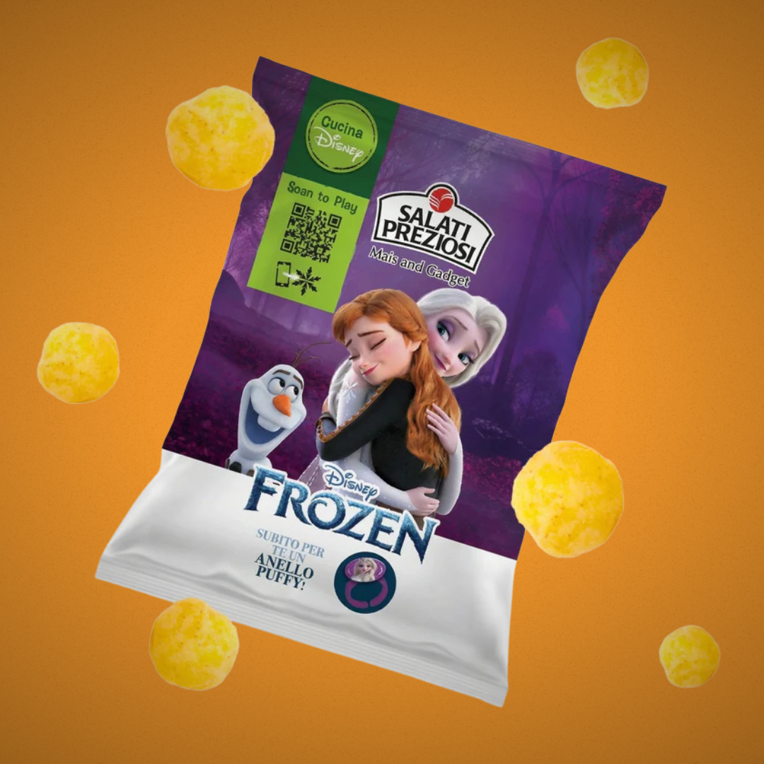 Salati e Preziosi Patatine e Snack Con Sorpresa 25 gr. x 24 pz.