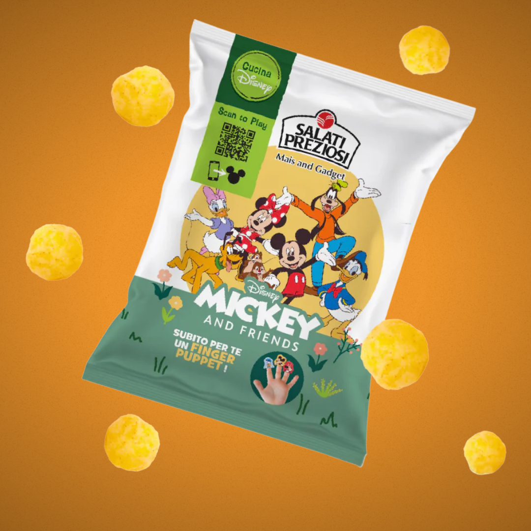 Salati e Preziosi Patatine e Snack Con Sorpresa 25 gr. x 24 pz.