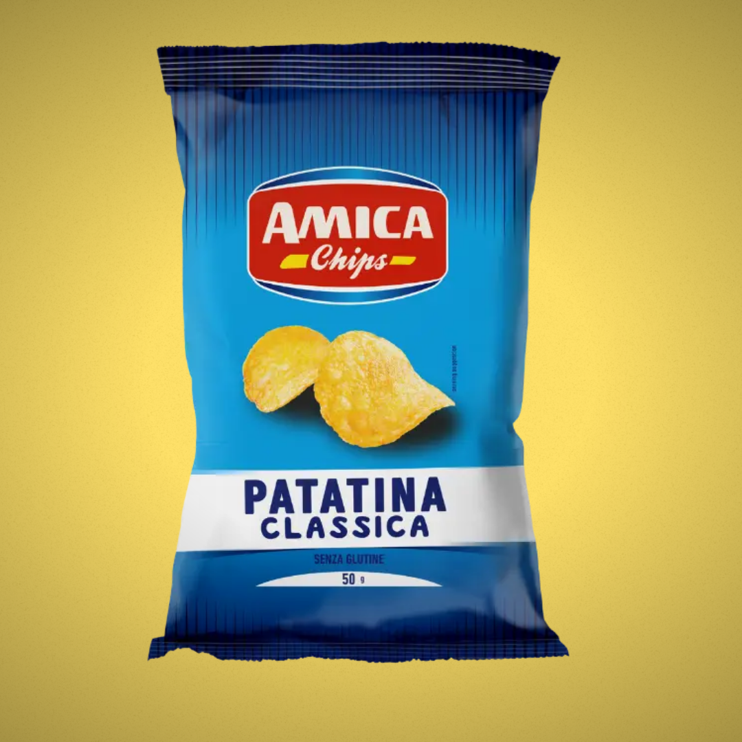 Amica Chips Patatina Classica 50 e 100gr.