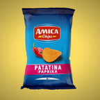 Amica Chips Patatina Paprika 50 e 100gr.