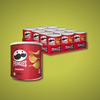 Pringles Patatine - Classiche, BBQ, Paprika e Cipolla 40gr. x 12Pz.