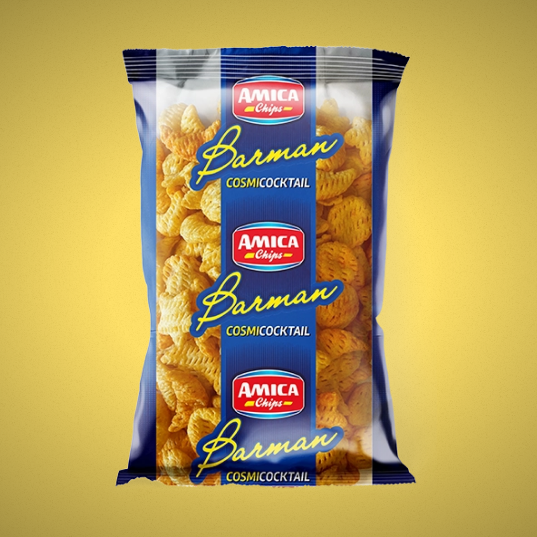 Amica Chips Patatina BARMAN COSMI-COCKTAIL 180gr.