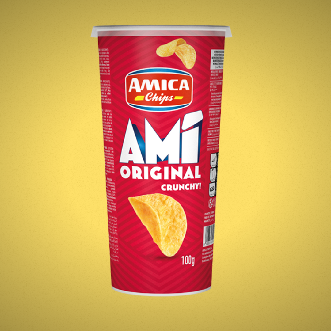 Amica Chips - Patatine Ami' Original, Paprika e BBQ x16pz.
