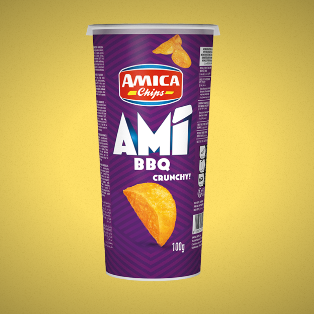 Amica Chips - Patatine Ami' Original, Paprika e BBQ x16pz.