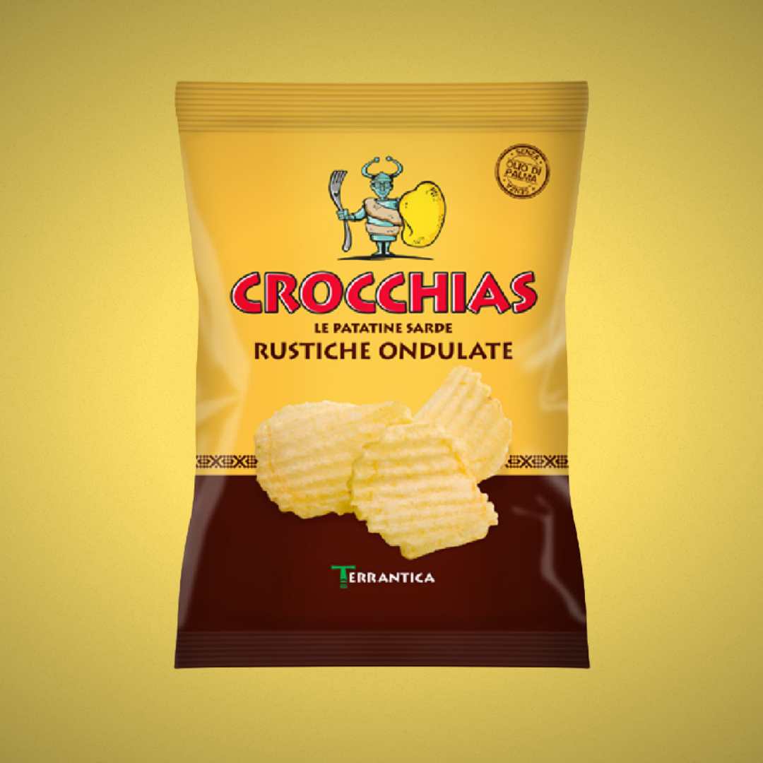 Crocchias - Rustiche Ondulate 45gr. / 90gr. / 180gr. x 14Pz.