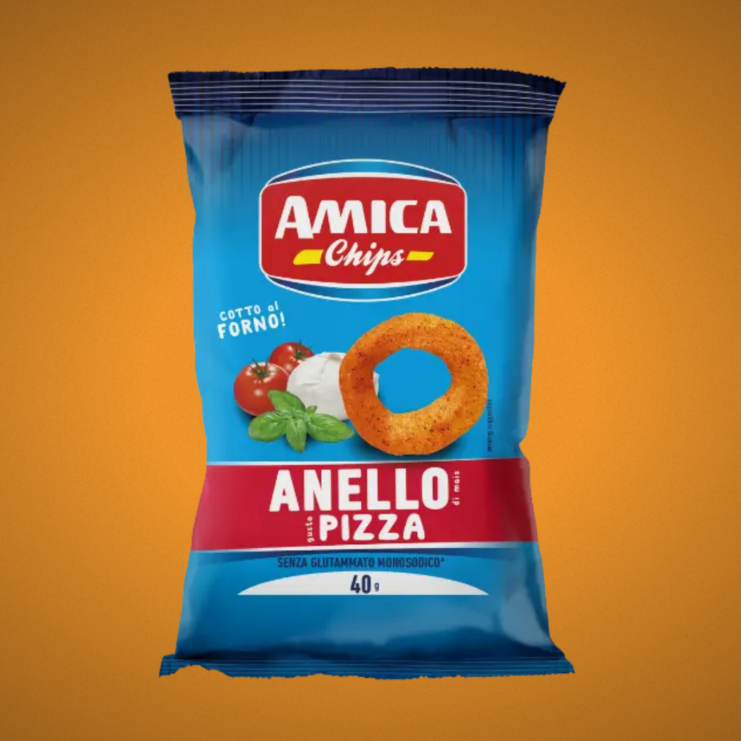 Amica Chips Snack Anello Pizza 50gr.