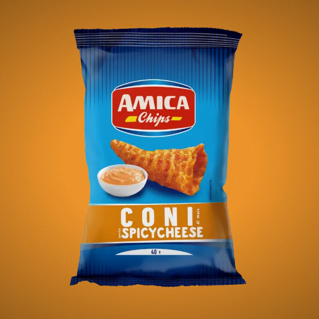 Amica Chips Snack Coni Spicycheese 40gr.