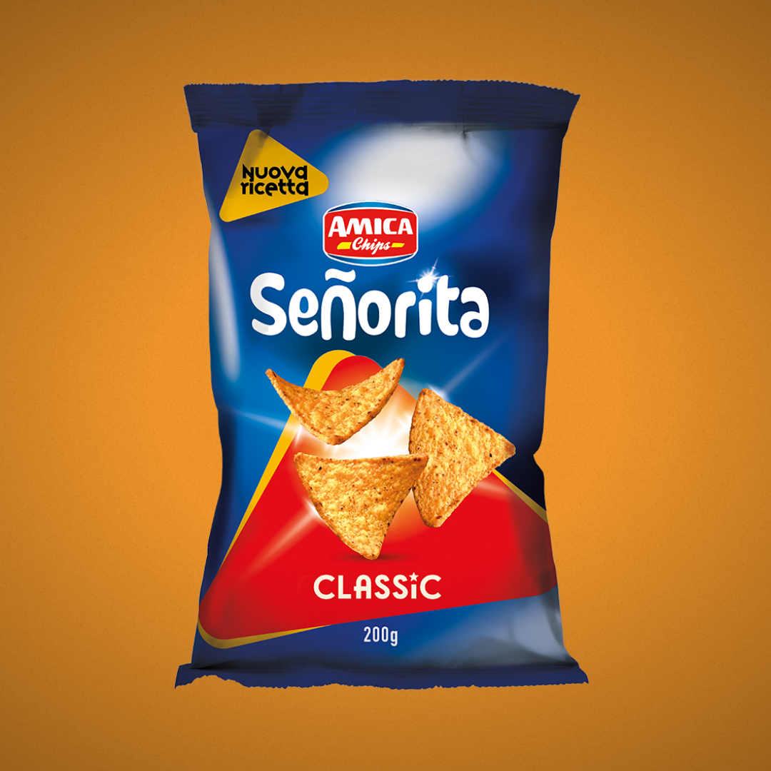 Amica Chips Senorita Tortilla Classica e Chilli 200 Gr.