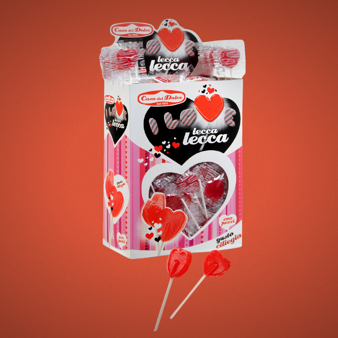 Lecca Lecca - Piccolo Cuore - Display 200pz.