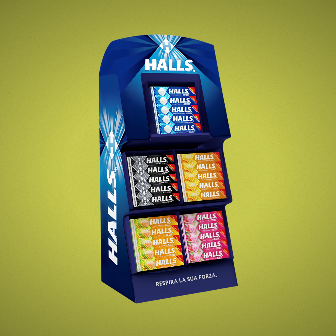Halls - Espositore 100pz.