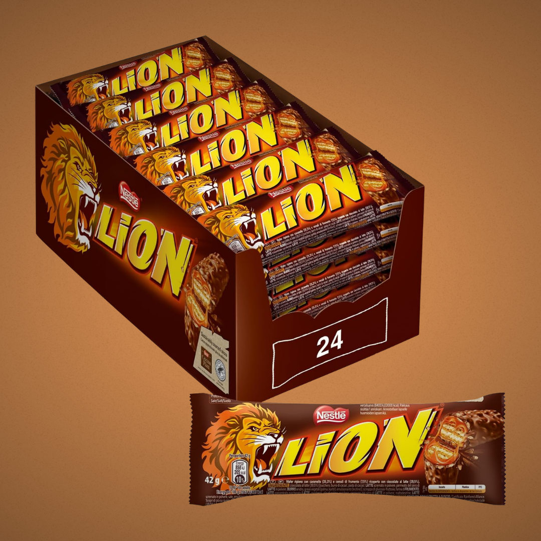Lion - Barretta al Cioccolato Classico e Gusto Brownie 24pz.