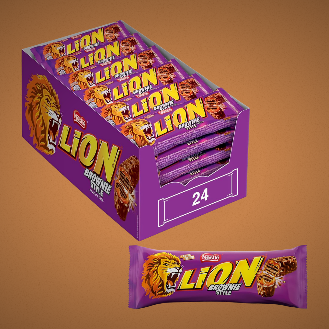 Lion - Barretta al Cioccolato Classico e Gusto Brownie 24pz.