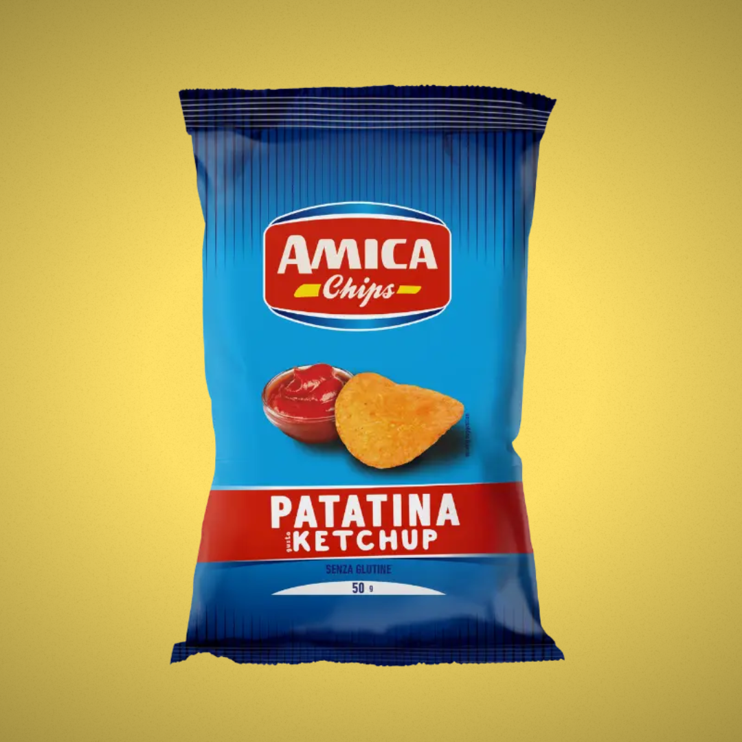 Amica Chips Patatina Gusto Ketchup 50gr.