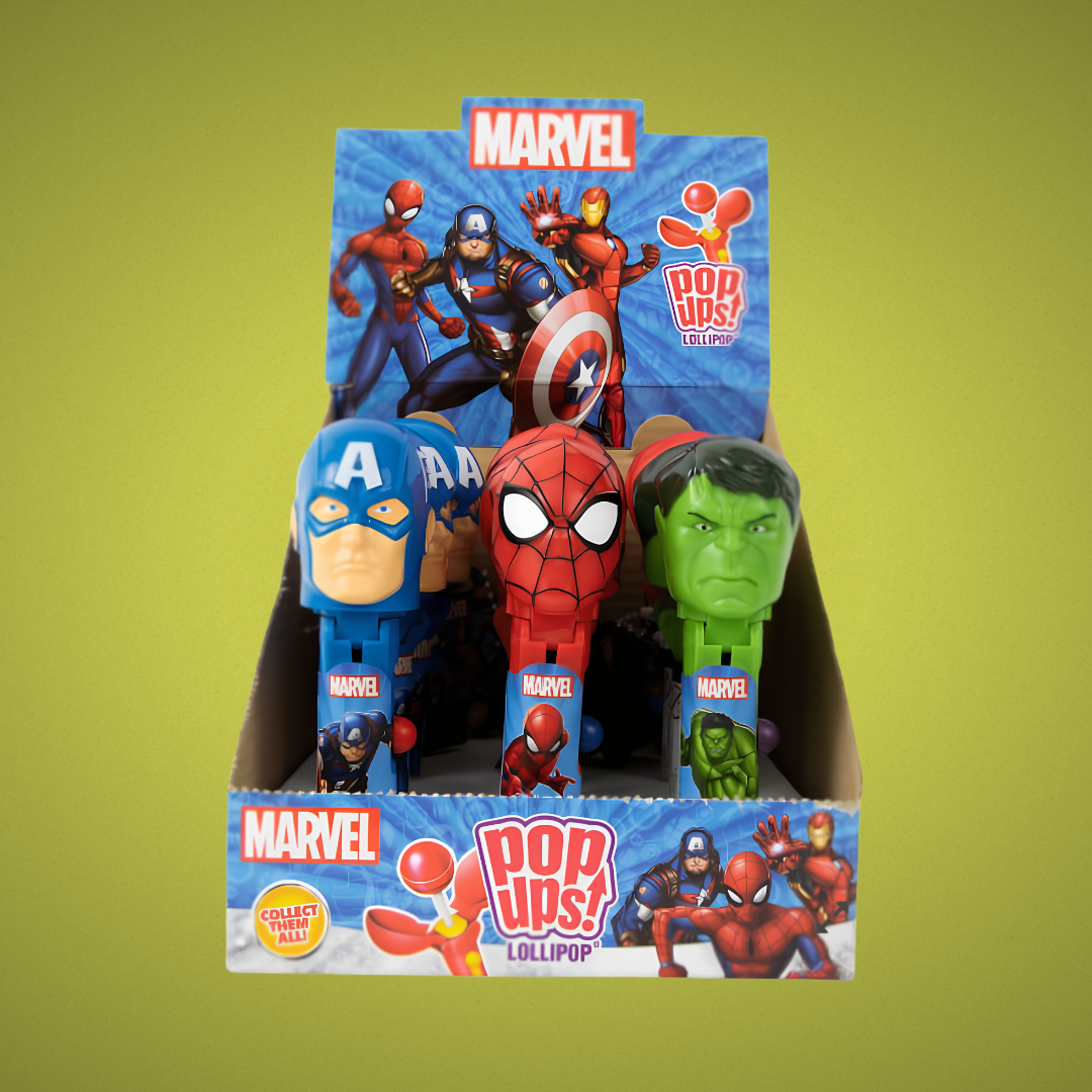 Marvel Pop-ups Mix 12 pz.